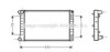 AVA QUALITY COOLING FTA2210 Radiator, engine cooling